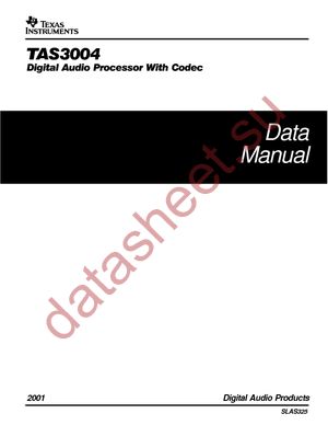 TAS3004PFBG4 datasheet  